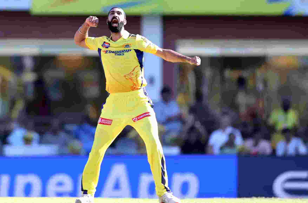 IPL 2024, CSK vs RR_ Simarjeet Singh took 3-26 against RR _ Walking Wicket (Images_ ©BCCI_IPLT20)