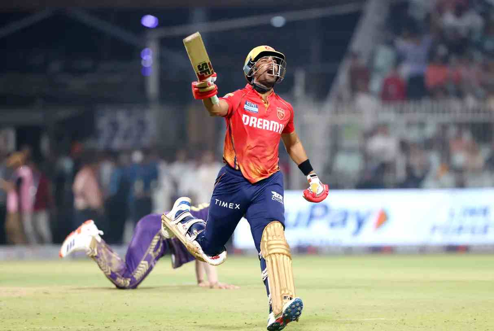 Shashank Singh scored 68 off 28 balls against KKR (Images: ©BCCI/IPLT20) IPL 2024, KKR vs PBKS_ Shashank Singh scored 68 off 28 balls against KKR _ Walking Wicket (Images_ ©BCCI_IPLT20)