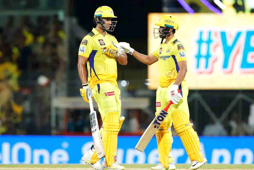 IPL 2024, CSK vs LSG_ Ruturaj Gaikwad, Shivam dube added 104 runs for 4th wicket _ Walking Wicket (Images_ ©BCCI_IPLT20)