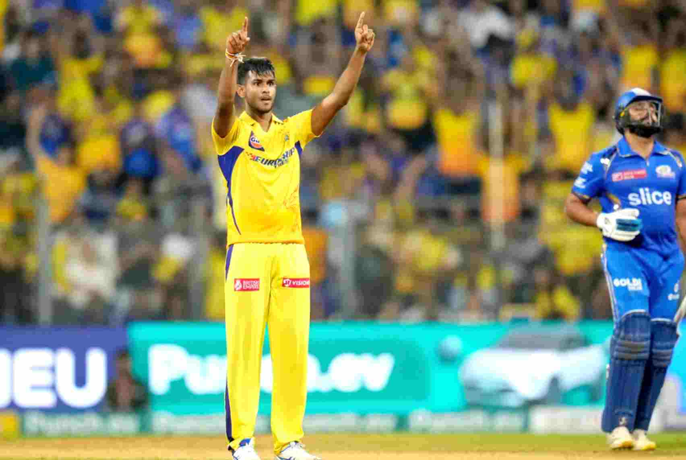 IPL 2024: Pathirana's 3-28 helped CSK beat MI (Images: ©BCCI/IPLT20) IPL 2024, MI vs CSK: Matheesha Pathirana's 3-28 helped CSK beat MI in Mumbai | Walking Wicket (Images_ ©BCCI_IPLT20)