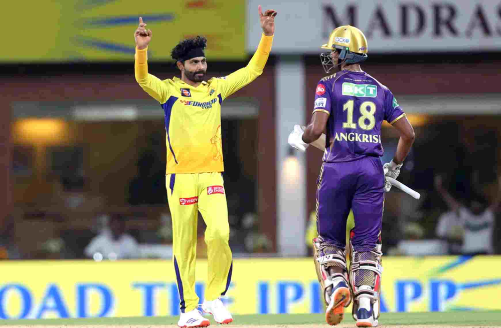 IPL 2024, CSK vs KKR: Ravindra Jadeja took 3-18 against KKR; CSK beat KKR | Walking Wicket (Images_ ©BCCI_IPLT20)