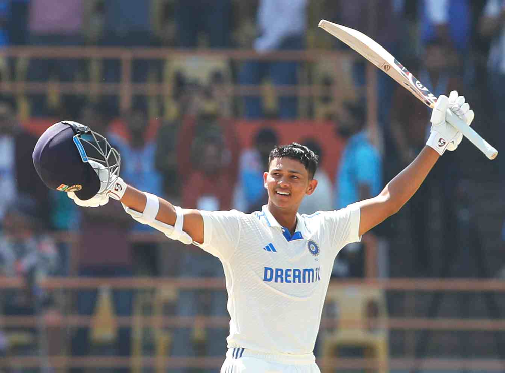 India vs England, 3rd Test, Day 4_ Yashasvi Jaiswal scored second double ton of his career _ Walking Wicket (Images_ ©BCCI_Twitter)