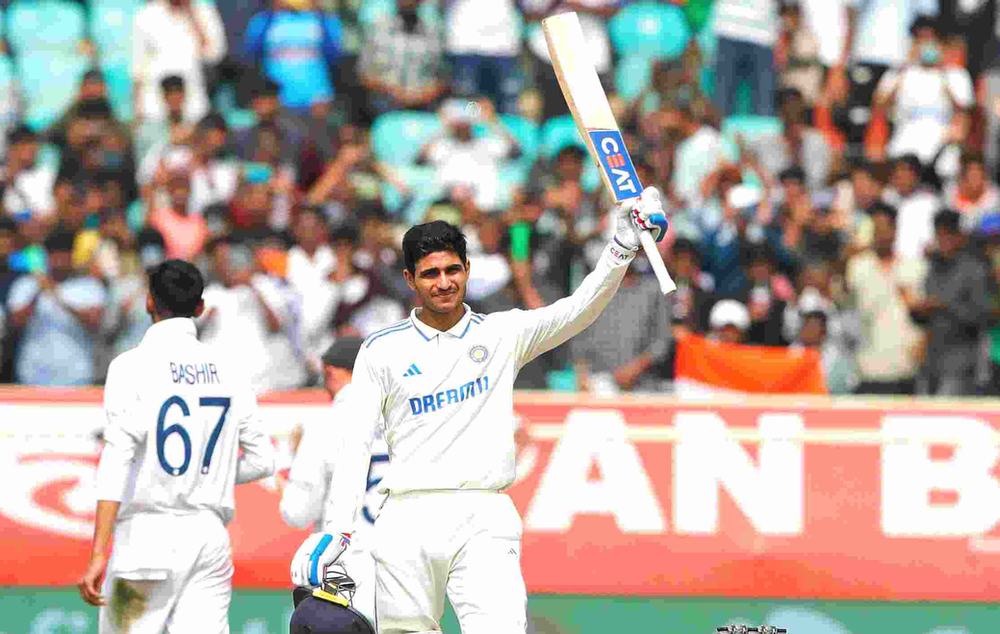 India vs England, 2nd Test, Day 3_ Shubman Gill scored ton (104 runs) against England Walking Wicket (Images_ ©BCCI_Twitter)