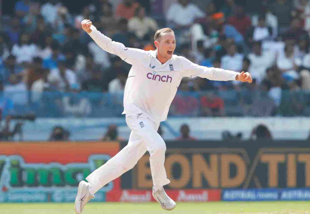 India vs England, 1st Test, Day 4_ Tom Hartley took 7 wickets in 2nd innings for England _ Walking Wicket (Images_ ©BCCI_Twitter)