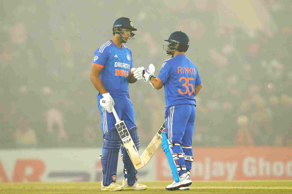 Shivam Dube scored 60 off 40 balls against Afghanistan (Photo: ©BCCI/Twitter) India vs Afghanistan, 1st T20I_ Shivam Dube's all-round performance help India win first T20I _ Walking Wicket (Photo_ ©BCCI_Twitter)