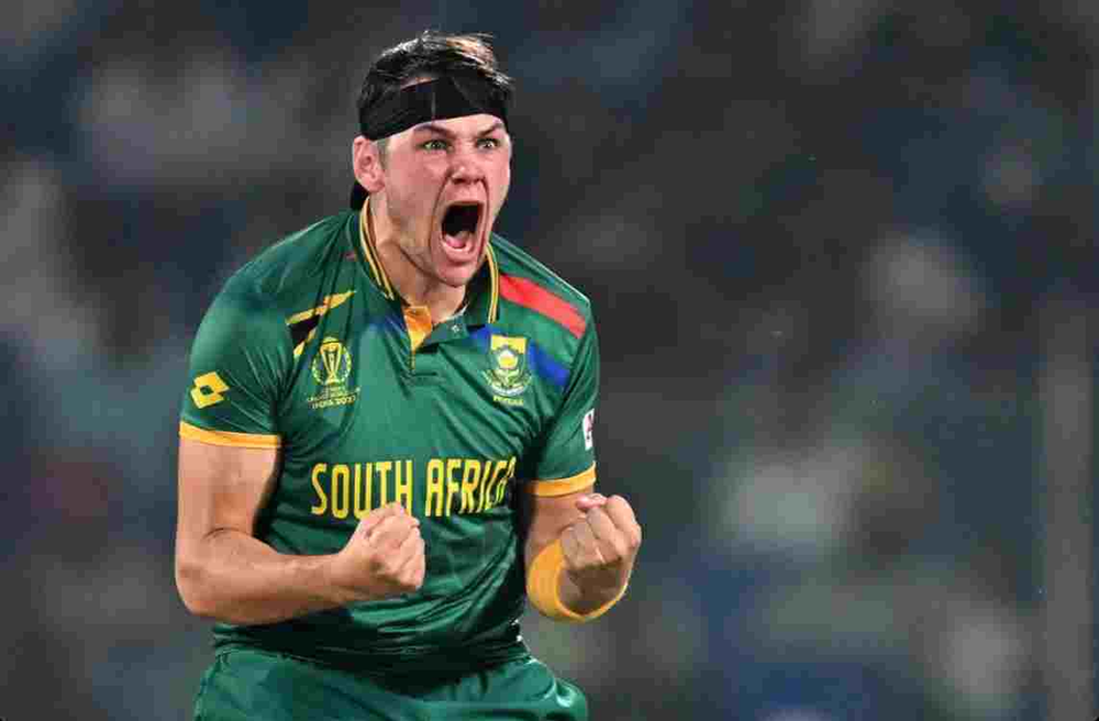 Gerald Coetzee has 18 wickets from 7 games in CWC 2023 _ Walking Wicket (Photo_ ©X_Twitter)