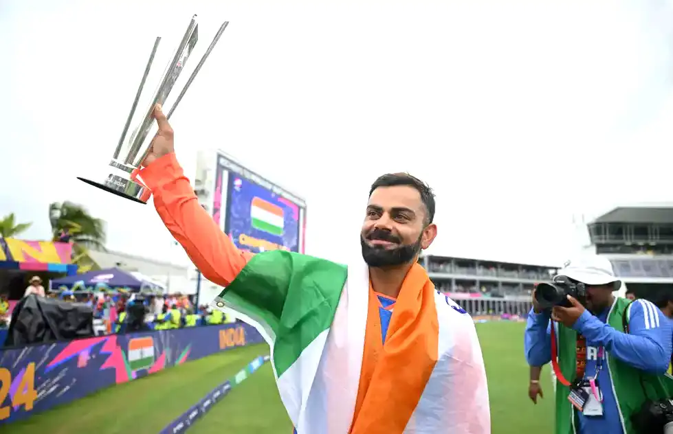 Virat Kohli retires from T20Is after playing an innings for ages in T20 World Cup 2024 final | Walking Wicket (Source_ ©Twitter_X)