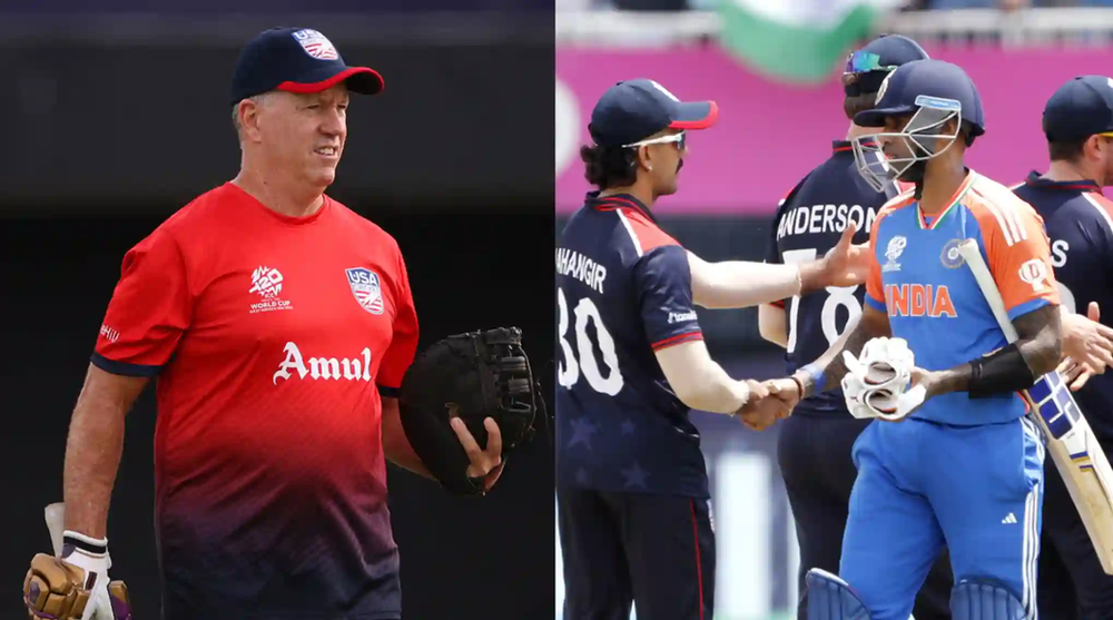 T20 World Cup 2024: Stuart Law USA Cricket Team Head Coach | Walking Wicket (Source_ ©X/Twitter)