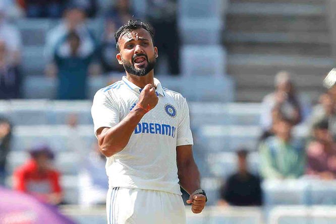 India vs England, 4th Test, Day 1_ Akash Deep took three wickets on Day 1 of Ranchi Test _ Walking Wicket (Images_ ©BCCI_Twitter)