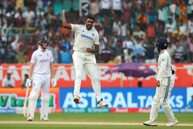 India vs England, 2nd Test, Day 4_ Ravichandran Ashwin took 3-72 in 2nd innings against England _ Walking Wicket (Images_ ©BCCI_Twitter)