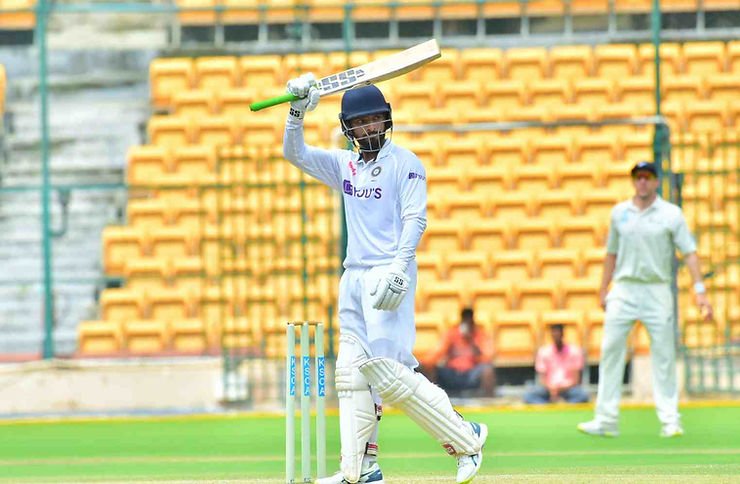 India A vs New Zealand A_ Rajat Patidar scored 319 runs at an average of 106.33 from three Tests against New Zealand A _ Walking Wicket (Photo_ ©BCCI_KSCA)