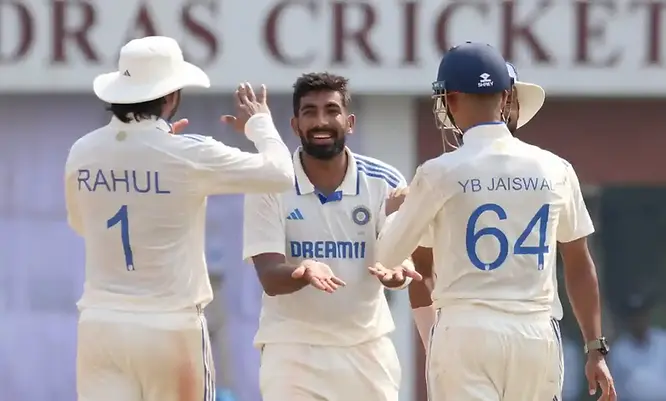 IND vs BAN, 1st Test, Day 2: Jasprit Bumrah takes 4-50 against Bangladesh in Chennai | Walking Wicket (Images_ ©BCCI_X)