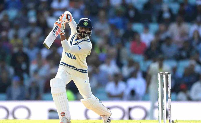 WTC Final 2023, Day 2, Aus vs Ind_ Ravindra Jadeja scored 51-ball 48 on day 2 against Australia _ Walking Wicket (Images_ ©BCCI_Twitter)