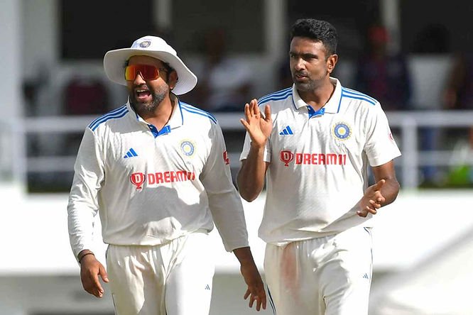 WI vs IND, 1st Test_ Ravichandran Ashwin took 12 wickets against West Indies in first Test match;India beat WI _ Walking Wicket (Images_ ©BCCI_Twitter)