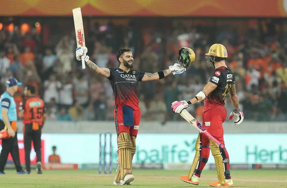 IPL 2023, SRH vs RCB, Top Performances: Virat Kohli-Faf du Plessis added 172 runs for 1st wicket against SRH; RCB beat SRH | Walking wicket (Images_ ©IPL_Twitter)