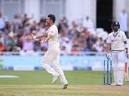Anderson got Virat Kohli out on first ball of 1st Test match. (Image: ©EnglandCricket/Twitter)