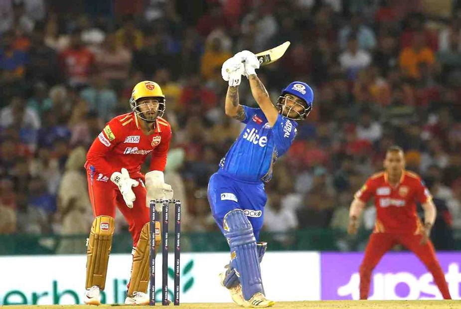 IPL 2023, PBKS vs MI_ Ishan Kishan's 75 off 41 helps Mumbai Indians beat Punjab  _ Walking wicket (Images_ ©IPL_Twitter)
