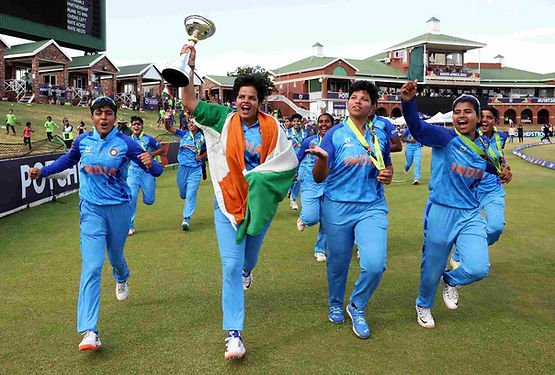 India Women U19 vs England Women U19, T20 World Cup Final_ India outplay England to win inaugural Women's U-19 T20 World Cup in South Africa _ Walking Wicket (Image_ ©BCCI_Twitter)