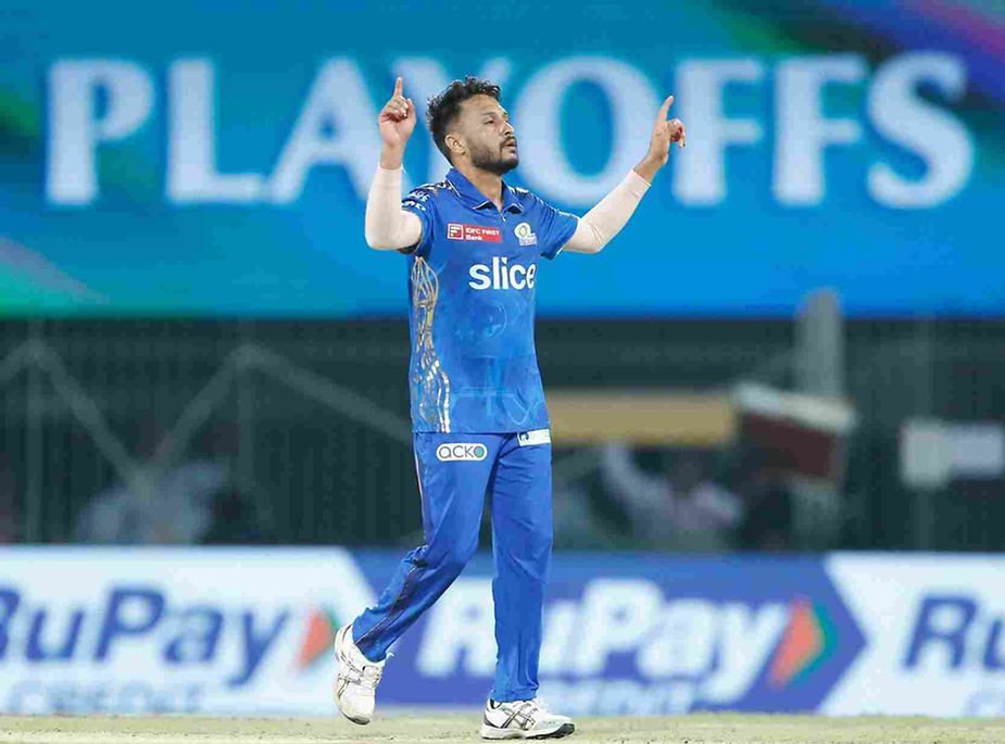 IPL 2023, MI vs LSG, Eliminator, Top Performances_ Akash Madhwal's 5 wicket haul (5-5) helped MI beat LSG _ Walking wicket (Images_ ©IPL_Twitter)