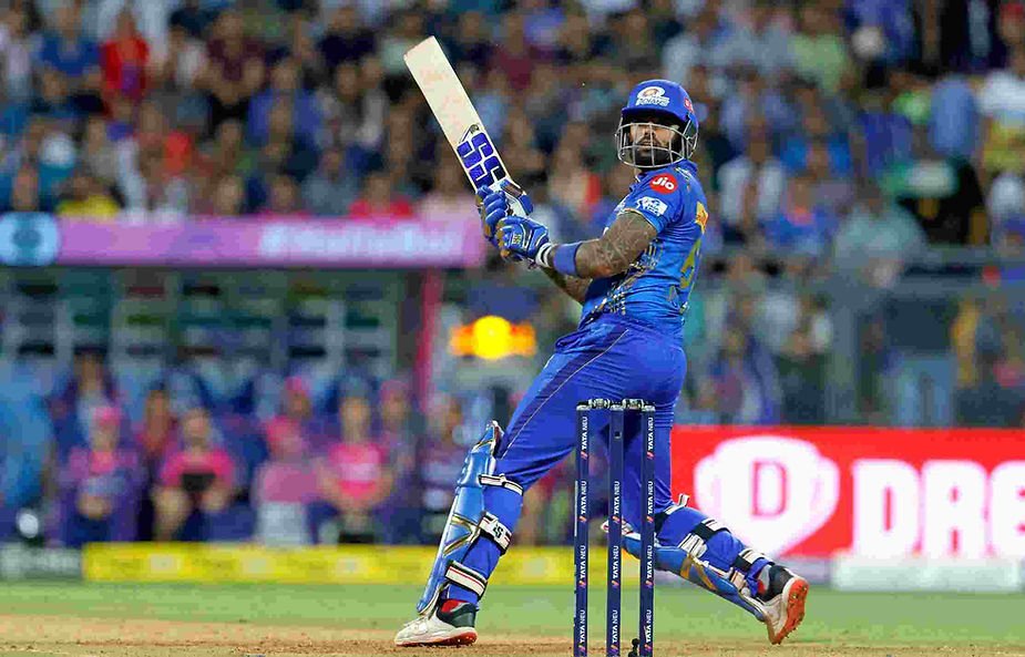 IPL 2023, MI vs RR, Top Performances_ Suryakumar Yadav scored 29-ball 55 and helps MI beat RR _ Walking wicket (Images_ ©IPL_Twitter)