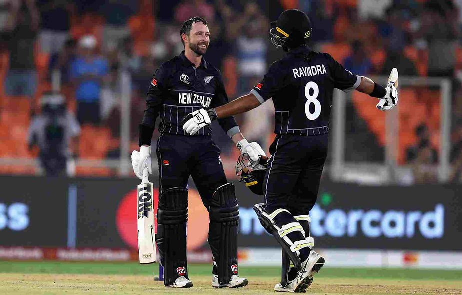 ICC Men's Cricket World Cup 2023, ENG vs NZ_ Devon Conway, Rachin Ravindra added 283-run for 2nd wicket; NZ beat ENG_ Walking Wicket (Photo_ ©blackcaps_twitter)