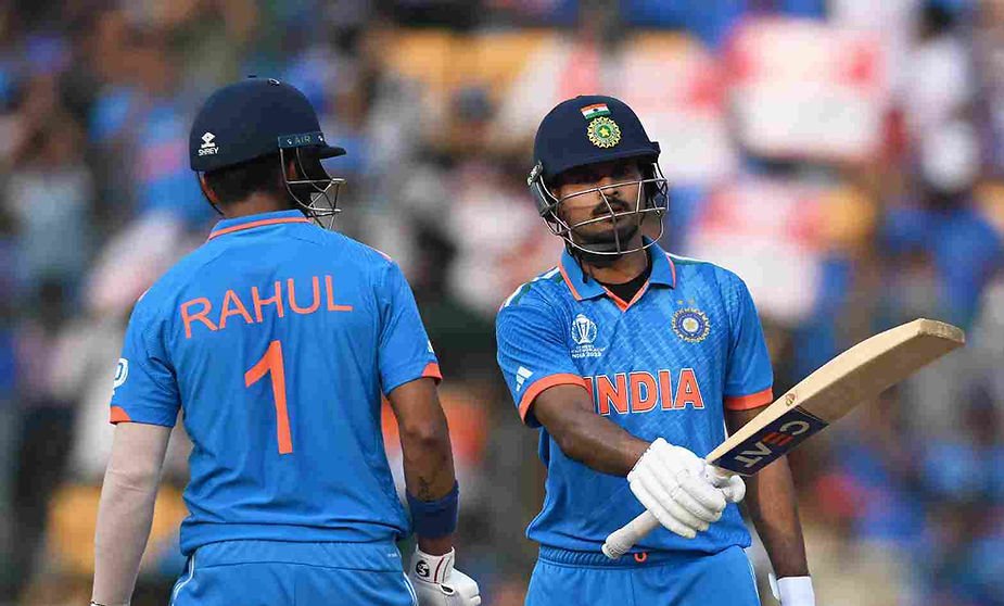 CWC 2023, India vs Netherlands_ KL Rahul, Shreyas Iyer added 208 off 128 against Netherlands for 4th wicket _ Walking Wicket (Photo_ ©BCCI_Twitter)