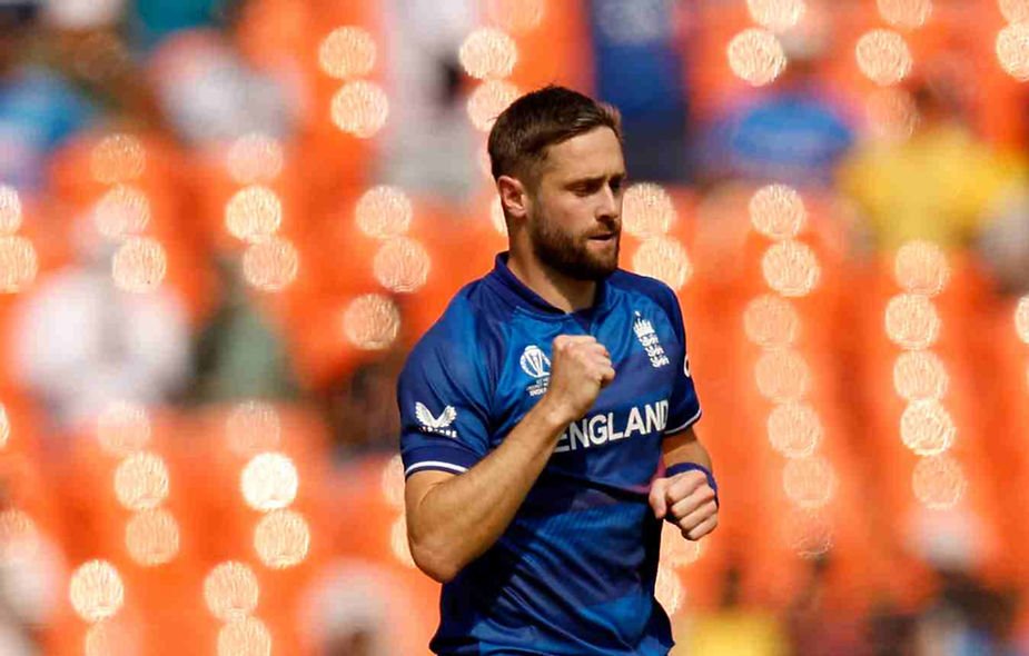 CWC 2023, Australia vs England_ Chris Woakes took 4-54 against Australia Walking Wicket (Photo_ ©EnglandCricket_Twitter)