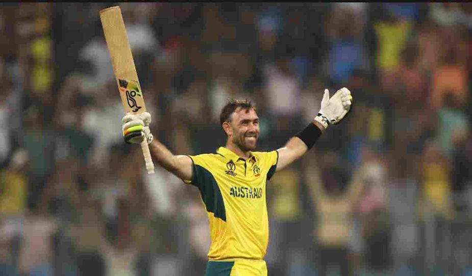 CWC 2023, Afghanistan vs Australia_ Glenn Maxwell scored 201 off 128 balls against Afghanistan  _ Walking Wicket (Images_ ©ICC_Twitter)