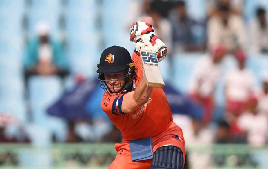 CWC 2023, Afghanistan vs Netherlands_ Sybrand Engelbrecht scored fighting 58 against afghans _ Walking Wicket (Images_ ©ACBofficials_Twitter)