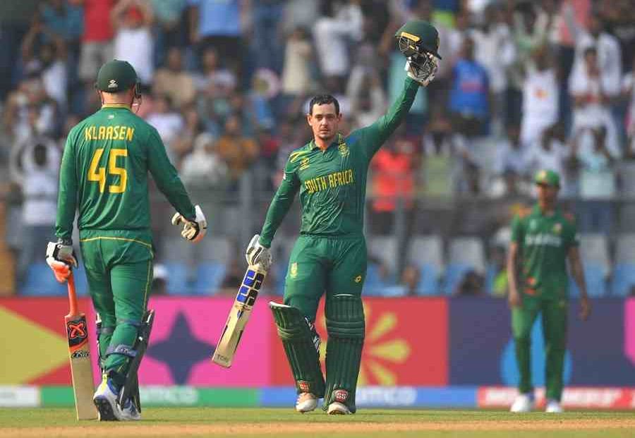 CWC 2023, South Africa vs Bangladesh: South Africa beat Bangladesh by 149 runs courtesy Quinton de Kock's 174 | Walking Wicket (Photo_ ©ICC_Twitter)