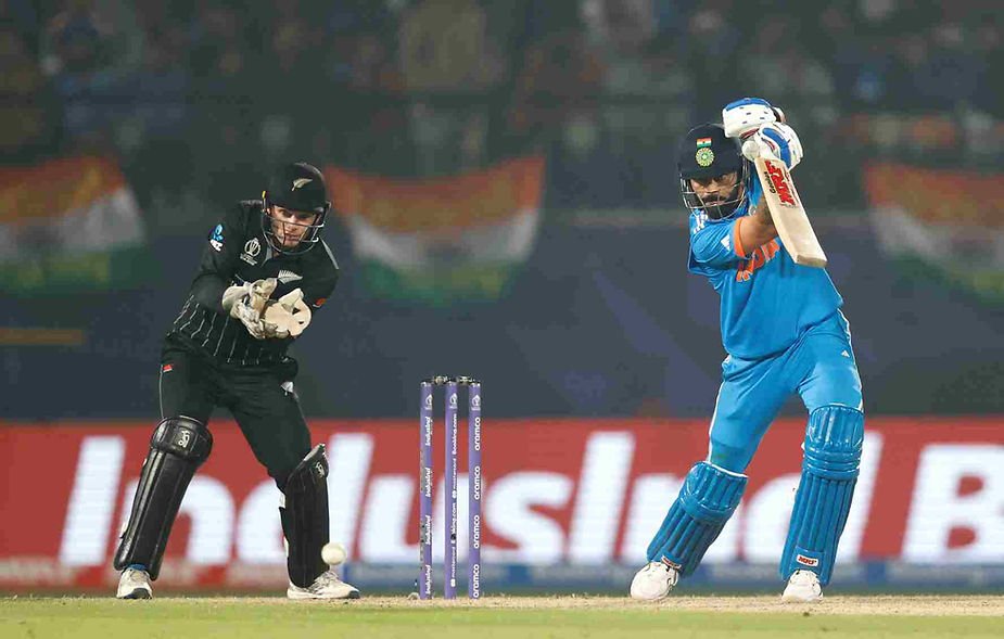 CWC 2023, India vs New Zealand: Virat Kohli scored 95 against New Zealand in Dharamsala in chase | Walking Wicket (Photo: ©BCCI/Twitter)