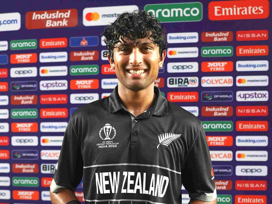 Rachin Ravindra of India Origin plays for New Zealand _ Walking Wicket (Photo_ ©Blackcaps_Twitter)