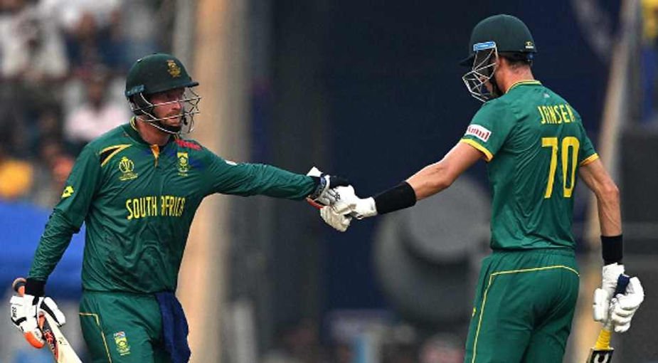 CWC 2023, England vs South Africa: Heinrich Klaasen-Marco Jansen added 151-run for 6th wicket for South Africa | Walking Wicket (Photo_ ©Twitter)