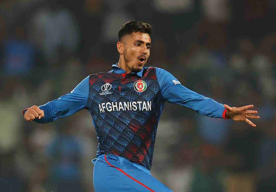 CWC 2023, Afghanistan vs England_ Mujeeb Ur Rahman took 3-51 against England; AFG beat ENG_ Walking Wicket (Photo_ ©acbofficials_Twitter)