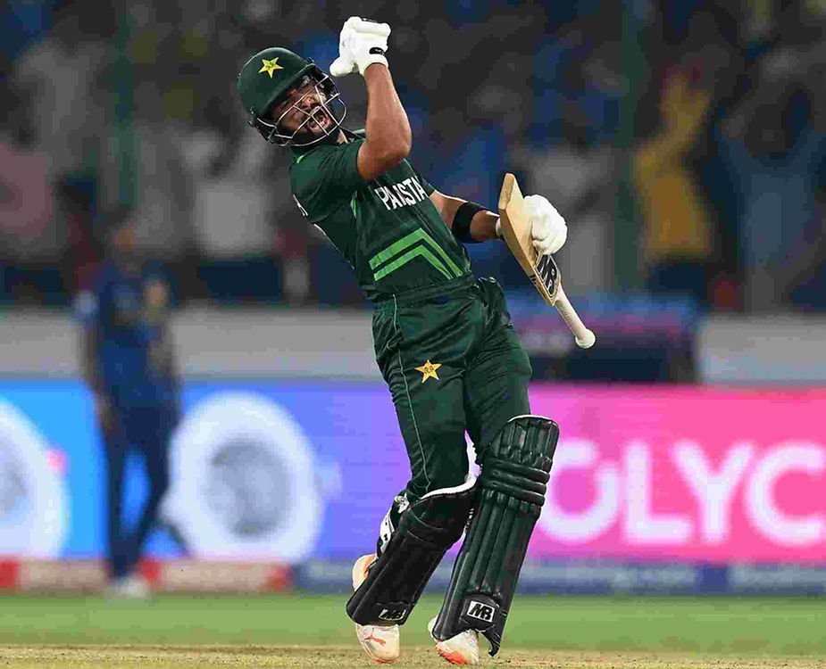 CWC 2023, Pakistan vs Sri Lanka_ Abdullah Shafique scored hundred against Sri Lanka_ Walking Wicket (Photo_ ©therealpcb_Twitter)