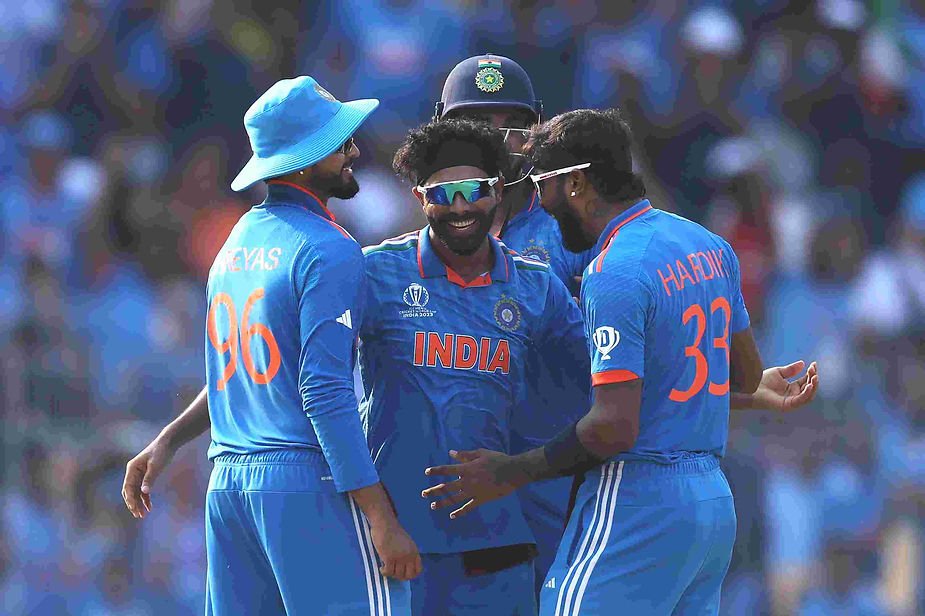 CWC 2023, India vs Australia_ RAvindra Jadeja took 3-28 against australia_ Walking Wicket (Photo_ ©BCCI_Twitter)