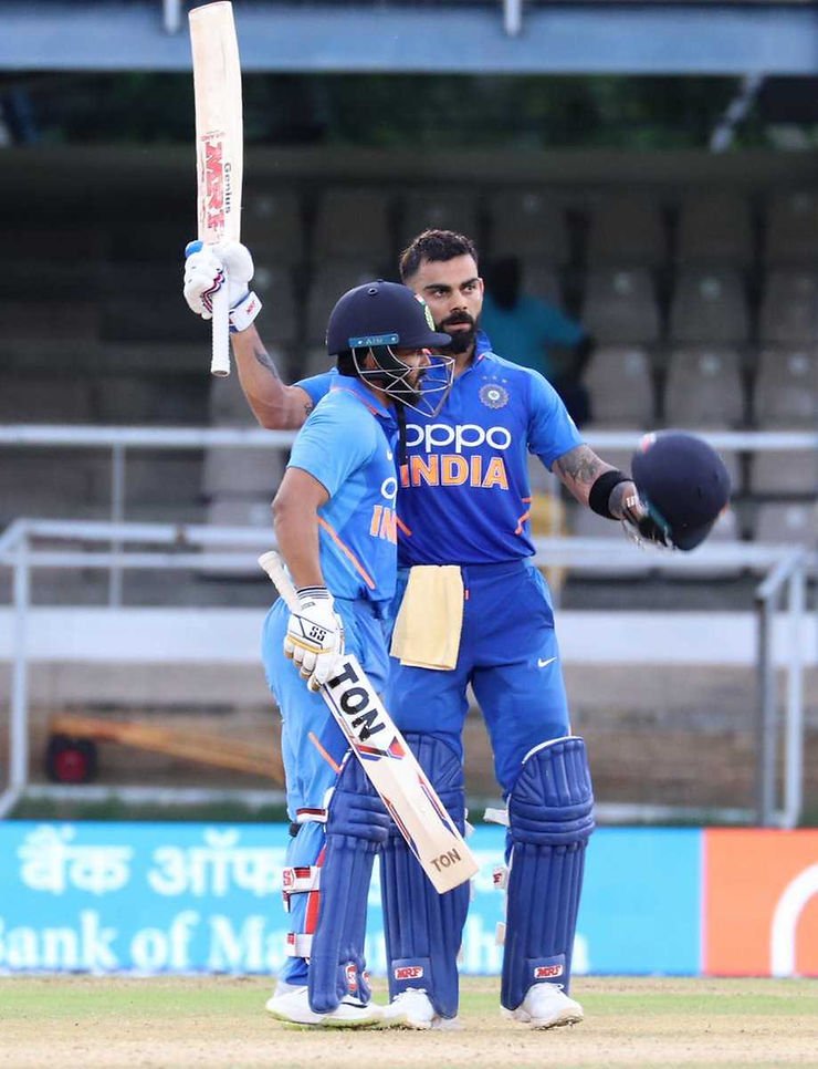 Virat Kohli scores 43rd ODI ton. Virat Kohli Century. India vs West Indies 3rd ODI 2019. India West Indies series 2-0 win.