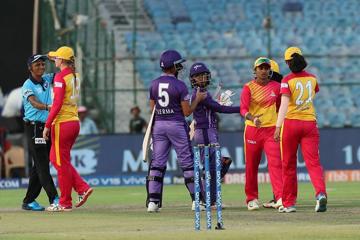 Velocity Vs Trailblazers. Sushree Pradhan hit the wining runs for the team.