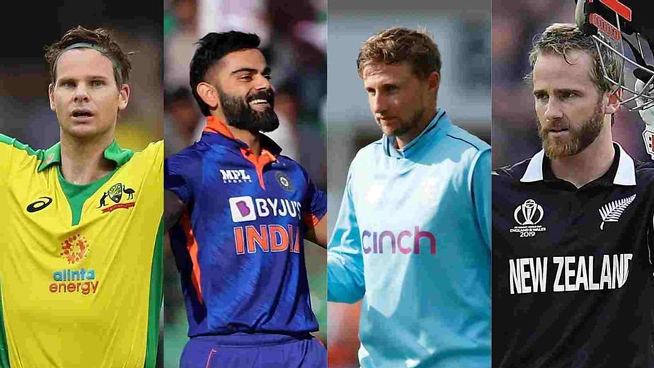 Steven Smith, Virat Kohli, Joe Root and Kane Williamson are The Fab Four of World Cricket | Walking Wicket (Images: ©Twitter)