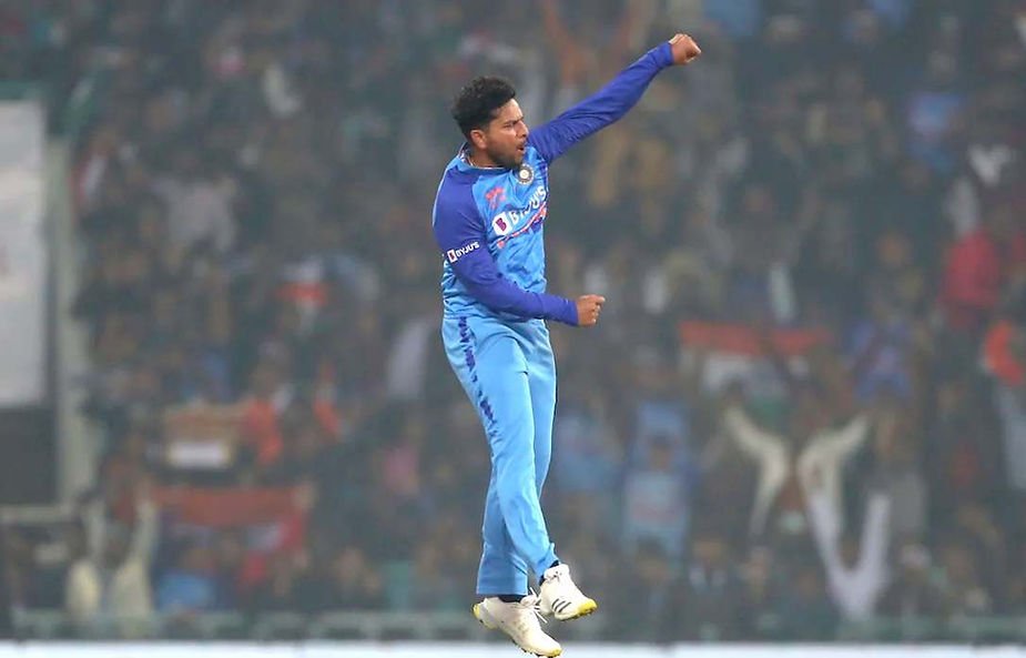 India vs New Zealand, 2nd T20I, Top Performances_ Kuldeep Yadav took 1-17 against New Zealand in Lucknow T20I; India beat New Zealand _ Walking Wicket (Image_ ©BCCI_Twitter)