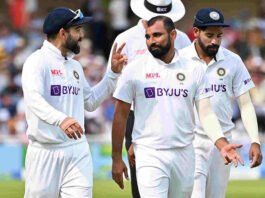 Mohammed Shami and Jasprit Bumrah collectively took 7wickets in the first innings. (Image: ICC)