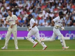 KL Rahul, Rohit Sharma stiches a 126-run partnership on Day 1 of Lords Test. (Image: ©BCCI/Twitter)