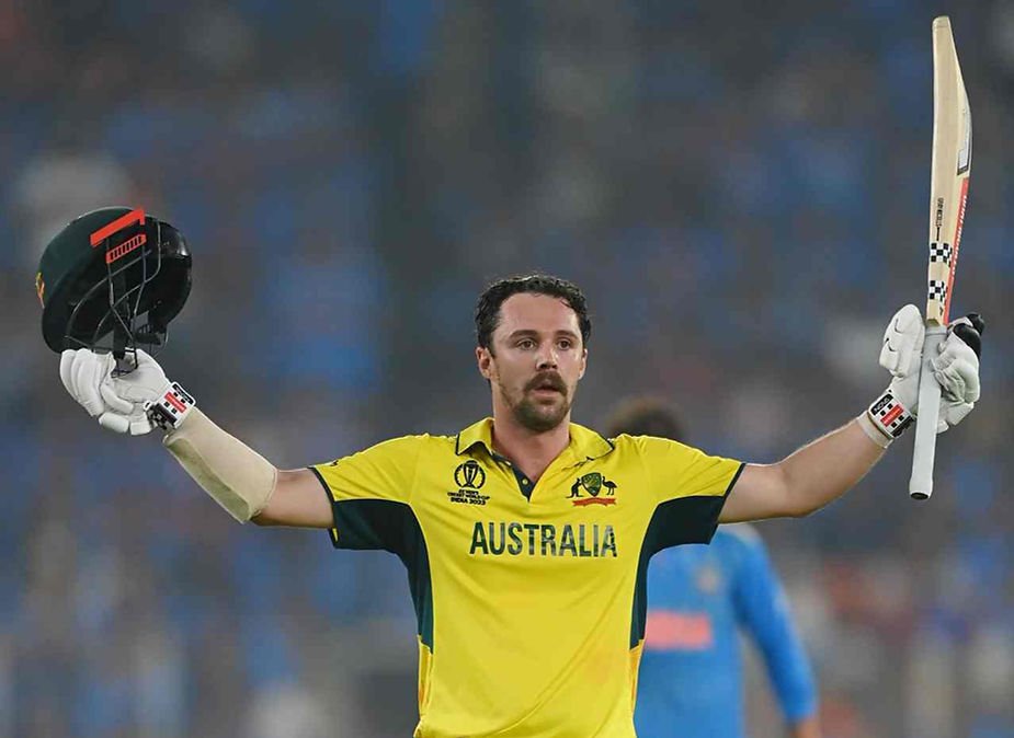 CWC 2023, Final, India vs Australia_ Travis Head scored 137 against India in Finals _ Walking Wicket (Photo_ ©ICC_Twitter)