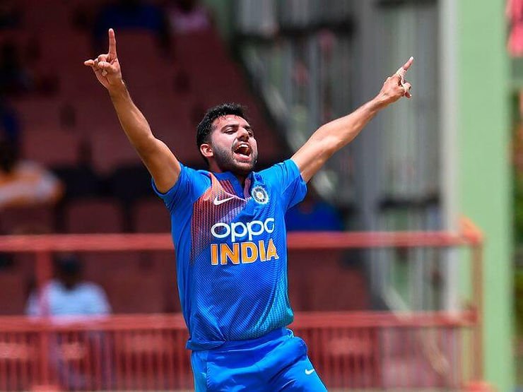 Deepak Chahar bowled his career best economical figures in T20. India vs West Indies 3rd T20