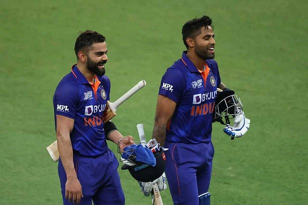 Asia Cup 2022, Group B, India vs Hong Kong_ Virat Kohli, Suryakumar Yadav added 98 runs off 42 balls for third wicket _ Walking Wicket (Photos_ ©AFP_Getty Images)