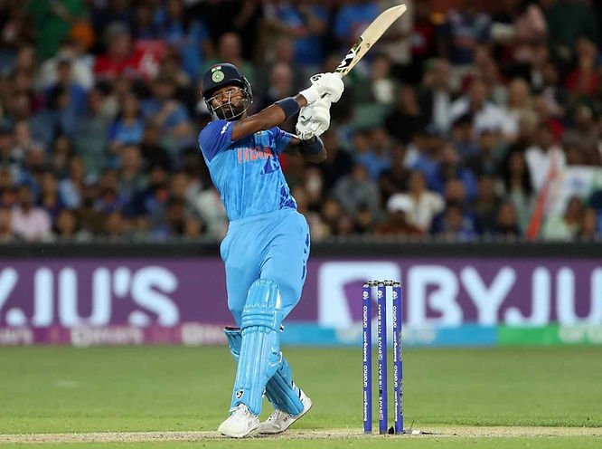 ICC Men's T20 World Cup 2022, Semi final 2, India vs England_  Hardik Pandya scored 63 off 33 balls against England in semi-final _ Walking Wicket (Photo_ ©AFP_Getty Images)