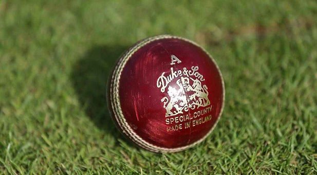 IND vs ENG 5th Test: Dukes ball was used during 5th Test between India and England (©Twitter/Gloucestershire Cricket)