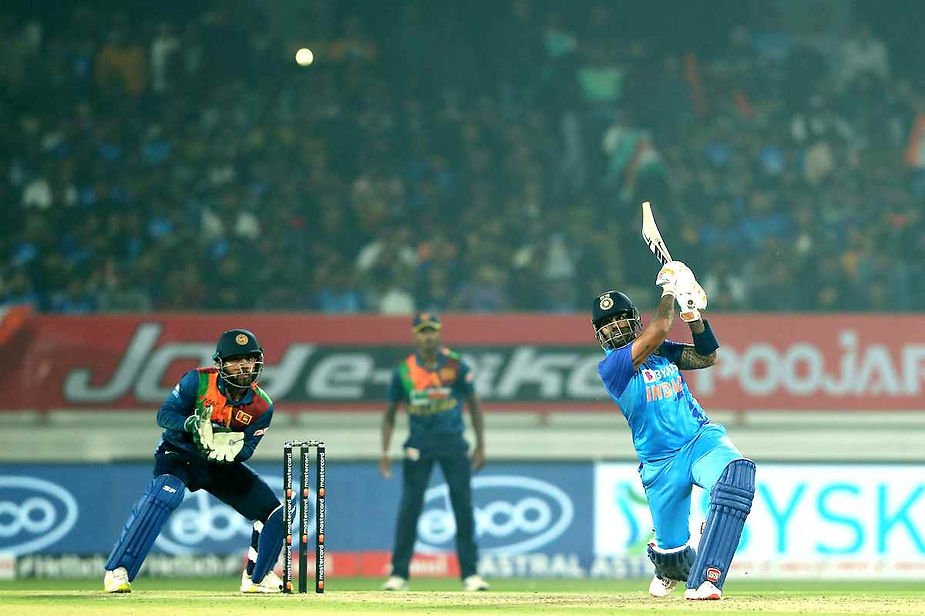 India vs Sri Lanka, 3rd T20I, 2022-23_ Suryakumar Yadav scored the India's 2nd Fastest hundred in T20I _ Walking Wicket (Source_ ©BCCI_Twitter)