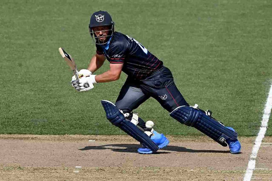 ICC Men's T20 World Cup 2022, Round 1, Group A, Namibia v Netherlands_ Jan Frylinck's all-round show (48, 1-16) goes in vain as Netherlands beat Namibia _ Walking Wicket (Photo_ ©ICC via Getty)