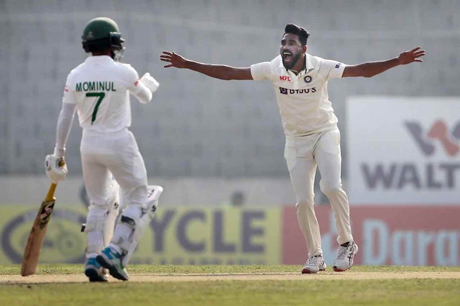 Bangladesh vs India, 2nd Test, Day 3, Top Performances_ Mohammed Siraj took 2 crucial wickets on Day 3 for India against Bangladesh _ Walking Wicket (Source_ ©Associated Press)
